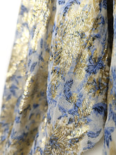 Lade das Bild in den Galerie-Viewer, KLEID BLAU GOLD SOFIE SCHNOOR