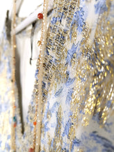 Lade das Bild in den Galerie-Viewer, KLEID BLAU GOLD SOFIE SCHNOOR