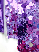 Lade das Bild in den Galerie-Viewer, MISS GOODLIFE PANTS LILAC PAILLETTEN GLITZER HOSE