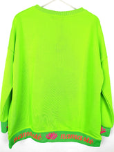 Lade das Bild in den Galerie-Viewer, MISS GOODLIFE V-NECK NAMASTÉ GLITTER GRÜN NEON PINK ORANGE