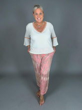 Lade das Bild in den Galerie-Viewer, BLOUSE EDEN ROC NOMADA NATURAL CORAL HOT LAVA