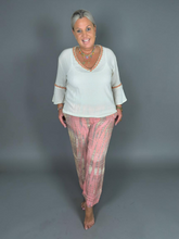 Lade das Bild in den Galerie-Viewer, BLOUSE EDEN ROC NOMADA NATURAL CORAL HOT LAVA