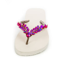 Lade das Bild in den Galerie-Viewer, CHANCLAS ADELA DIAMOND PINK GLAMOUROUS LINE SIMONE HERRERA