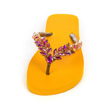 Lade das Bild in den Galerie-Viewer, CHANCLAS ADELA DIAMOND ROSÉ MANGO SIMONE HERRERA