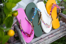 Lade das Bild in den Galerie-Viewer, CHANCLAS ADELA DIAMOND ROSÉ MANGO SIMONE HERRERA