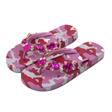 Lade das Bild in den Galerie-Viewer, MOO'ILO FLIPIS CAMOUFLAGE PINK PINK