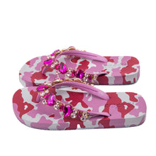 Lade das Bild in den Galerie-Viewer, MOO'ILO FLIPIS CAMOUFLAGE PINK PINK