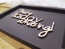 Lade das Bild in den Galerie-Viewer, 3D STATEMENT BILD "MAKE TODAY AMAZING" SIZE L - hippie style and more