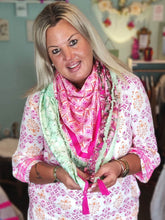 Lade das Bild in den Galerie-Viewer, SCHAL TUCH ORGANIC BAMBOO ANKER & SUMMER MIX