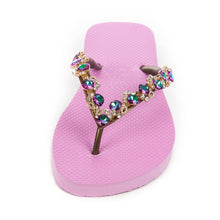 Lade das Bild in den Galerie-Viewer, CHANCLAS VALENTINA EXCLUSIVE GREEN LAVENDER SIMONE HERRERA