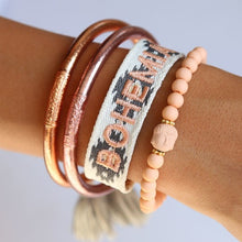 Lade das Bild in den Galerie-Viewer, ARMBAND BUDDHA GOOD LUCK CHAMPAGNE LOVE IBIZA