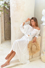 Lade das Bild in den Galerie-Viewer, DRESS HIPPIE DREAM LONG IVORY HOT LAVA
