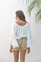 Lade das Bild in den Galerie-Viewer, BLOUSE HIPPIE METAL IVORY HOT LAVA
