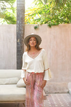 Lade das Bild in den Galerie-Viewer, BLOUSE EDEN ROC NOMADA NATURAL CORAL HOT LAVA
