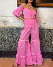 Lade das Bild in den Galerie-Viewer, HOSE LANG PINK ANTICA SARTORIA ONE SIZE
