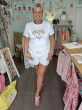 Lade das Bild in den Galerie-Viewer, T-SHIRT HEART LOVE GOLD ONE SIZE
