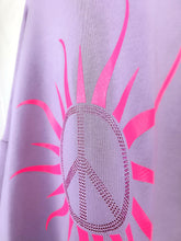 Lade das Bild in den Galerie-Viewer, MISS GOODLIFE ROUNDNECK SUN PEACE - VELVET/NEONPINK
