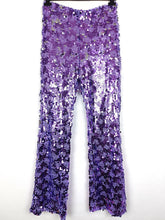 Lade das Bild in den Galerie-Viewer, MISS GOODLIFE PANTS LILAC PAILLETTEN GLITZER HOSE
