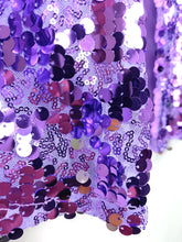 Lade das Bild in den Galerie-Viewer, MISS GOODLIFE PANTS LILAC PAILLETTEN GLITZER HOSE
