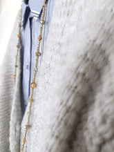 Lade das Bild in den Galerie-Viewer, STRICK JACKE GRAU ONE SIZE
