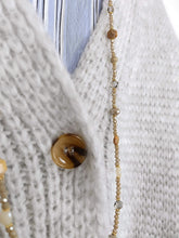 Lade das Bild in den Galerie-Viewer, STRICK JACKE GRAU ONE SIZE
