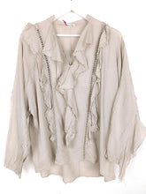 Lade das Bild in den Galerie-Viewer, TUNIKA VOLANT BEIGE ONE SIZE
