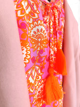 Lade das Bild in den Galerie-Viewer, TUNIKA BLUSE VISKOSE &quot;ALLYSSA&quot; ORANGE PINK
