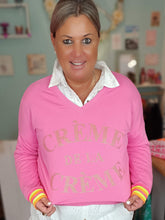 Lade das Bild in den Galerie-Viewer, MISS GOODLIFE V-NECK CRÈME DE LA CRÈME STRASS ROSÉ GELB
