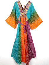 Lade das Bild in den Galerie-Viewer, BOHO MAXI DRESS ORANGE ONE SIZE
