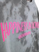 Lade das Bild in den Galerie-Viewer, MISS GOODLIFE ROUNDNECK &quot;HAPPINESS LOVE&quot; BATIK ANTHRACITE
