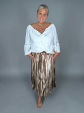 Lade das Bild in den Galerie-Viewer, BLOUSE HIPPIE METAL IVORY HOT LAVA
