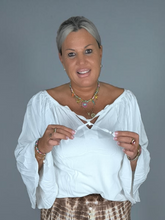 Lade das Bild in den Galerie-Viewer, BLOUSE HIPPIE METAL IVORY HOT LAVA
