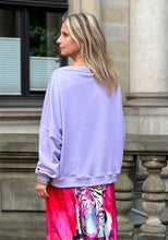 Lade das Bild in den Galerie-Viewer, MISS GOODLIFE ROUNDNECK SUN PEACE - VELVET/NEONPINK
