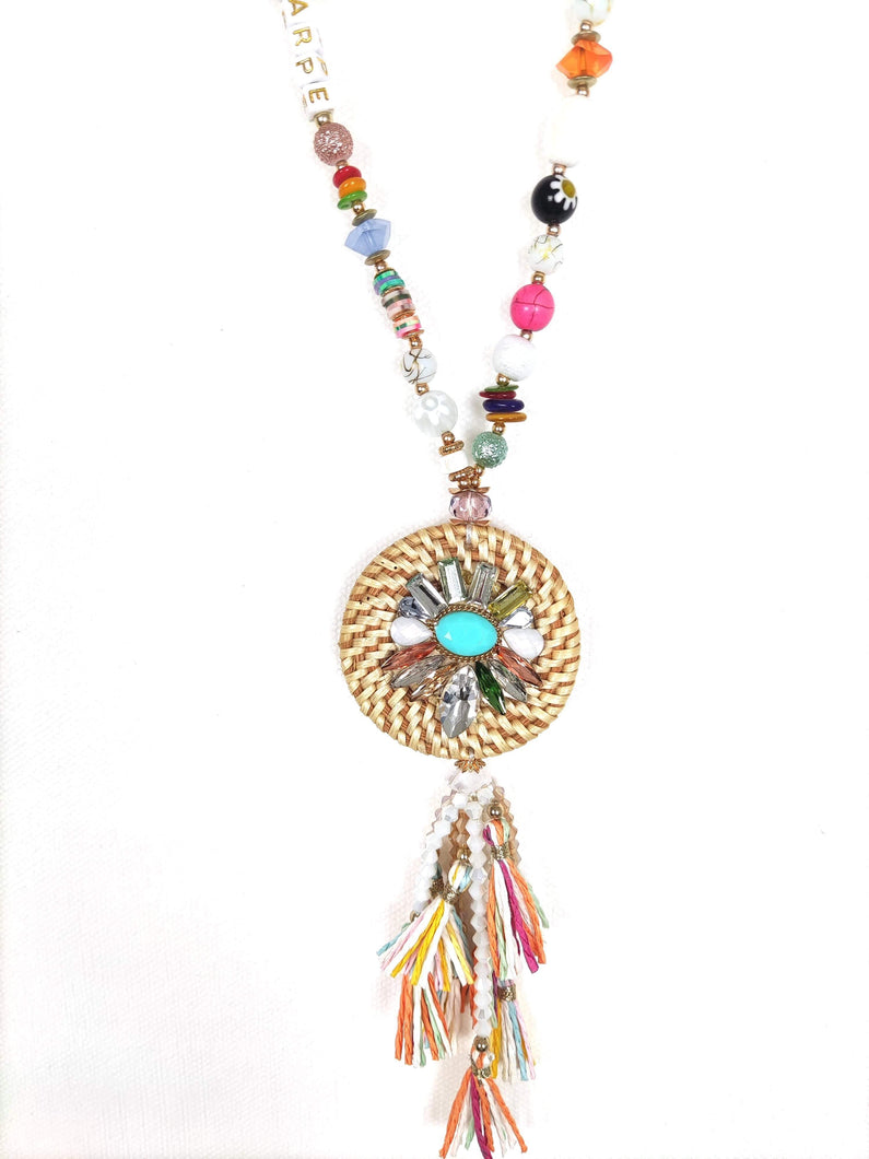 KETTE MULTICOLOR CARPE DIEM - hippie style and more