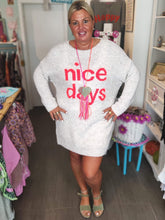Lade das Bild in den Galerie-Viewer, LONG PULLOVER NICE DAYS BEIGE ONE SIZE - hippie style and more
