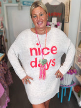 Lade das Bild in den Galerie-Viewer, LONG PULLOVER NICE DAYS BEIGE ONE SIZE - hippie style and more

