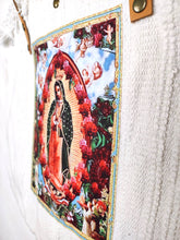 Lade das Bild in den Galerie-Viewer, TASCHE SHOPPER &quot;VIRGIN MARIA&quot; WEISS
