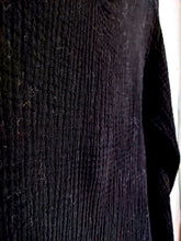 Lade das Bild in den Galerie-Viewer, TUNIKA MUSSELIN SCHWARZ ONE SIZE
