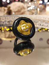 Lade das Bild in den Galerie-Viewer, CANDY RING SCHWARZ CA. GR. 54
